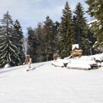 Spielplatz Winter